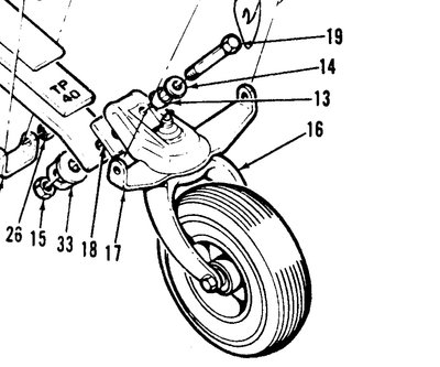 L19 Mx Manual Version w/special tie down attach (Item 33)  and spcl washers