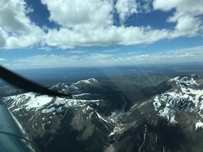 Over the top of Sylvan Pass