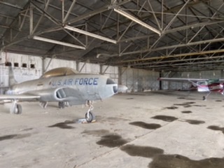 We found some pretty interesting hangars...