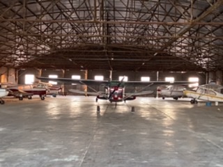 Another shot of the hangar in Vernon. 10B looking pretty in the morning light. Ready for another great day of flying!