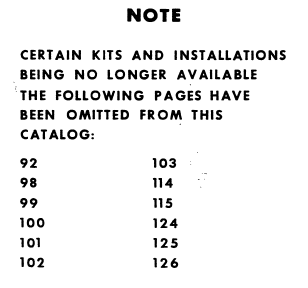 Here are the missing pages we are hoping to find