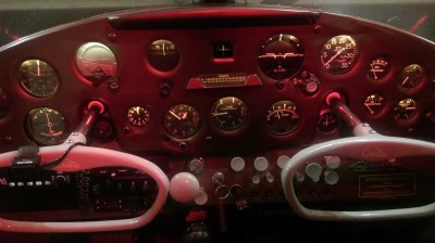 Both Red L.E.D. Overhead and Panel backlighting