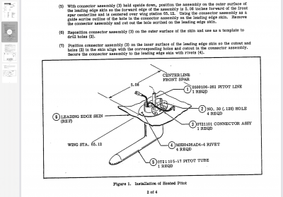 L-head pitot (screen-shot partial instructs)