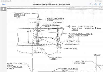 Kollsman Pitot (screen-shot partial drawing)