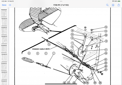 Tailwheel Steering Post-SN-26505