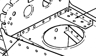 Figure 25 showing Bulkhead Reinforcement Doublers