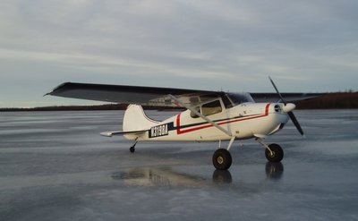 Frozen Lake, but no snow for skis.